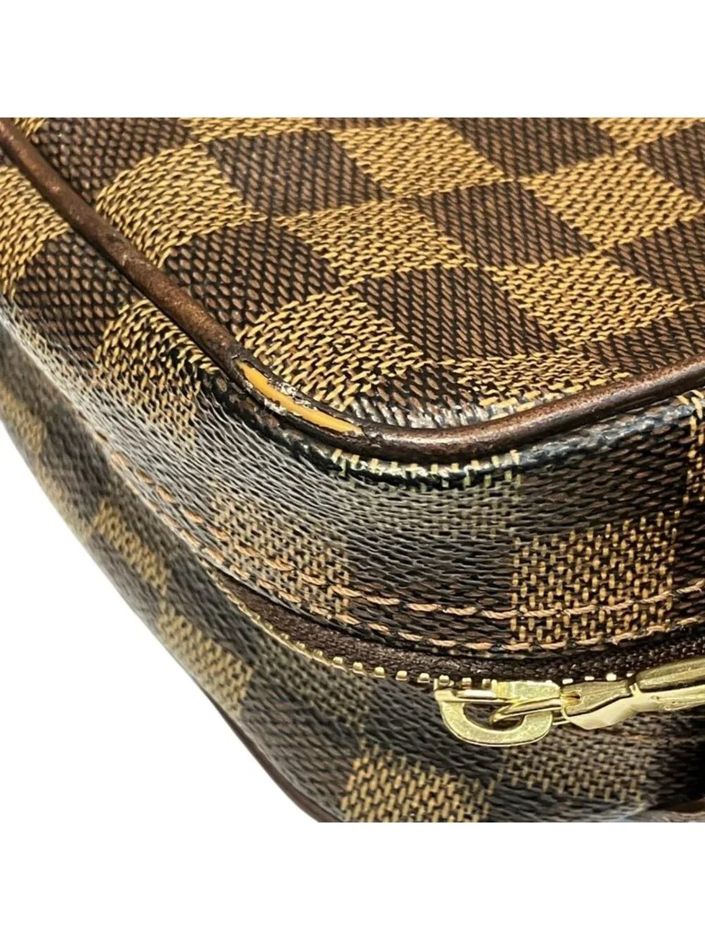 Louis Vuitton Olaf PM Damier Shoulder Bag Canvas